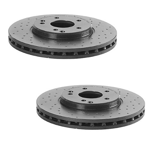 Brembo Brake Pads and Rotors Kit - Front and Rear (300mm/278mm) (Xtra) (Ceramic)